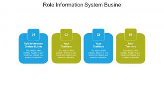 Role information system busine ppt powerpoint presentation professional ideas cpb