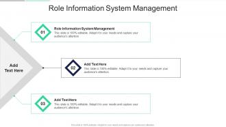 Role Information System Management In Powerpoint And Google Slides Cpb