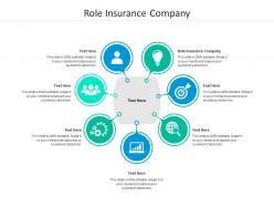 Role insurance company ppt powerpoint presentation pictures templates cpb