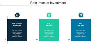 Role Investor Investment In Powerpoint And Google Slides Cpb