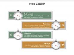 Role leader ppt powerpoint presentation pictures gallery cpb