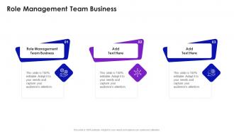 Role Management Team Business In Powerpoint And Google Slides Cpb