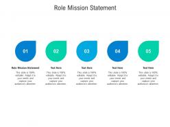 Role mission statement ppt powerpoint presentation ideas show cpb