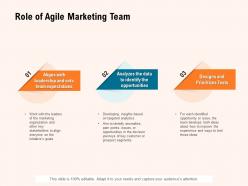 Role of agile marketing team ppt powerpoint presentation portfolio graphics