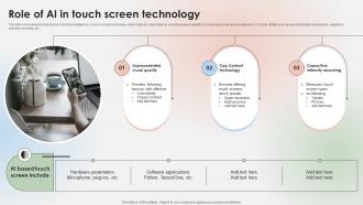 Role Of AI In Touch Screen Technology
