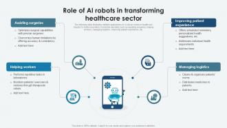 Role Of AI Robots In Transforming AI Powered Robotics Boosting Ppt ...