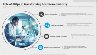Role Of Aiops In Transforming Healthcare Industry Introduction To Aiops AI SS V