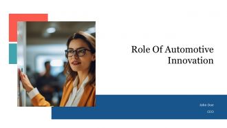 Role Of Automotive Innovation PPT Outline AT