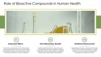 Role Of Bioactive Compounds In Human Health PPT Structure ACP