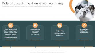 Role Of Coach In Extreme Programming XP Ppt Infographic Template Influencers