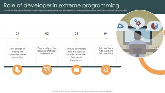 Role Of Developer In Extreme Programming XP Ppt Slides Templates