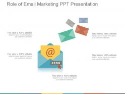 Role of email marketing ppt presentation