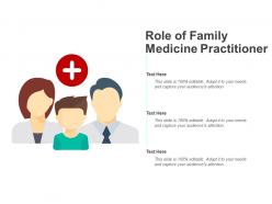 Role of family medicine practitioner