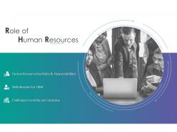 Role Of Human Resources Challenges Faced Ppt Powerpoint Presentation Infographics