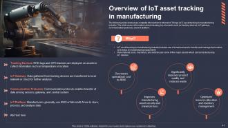 Role Of IoT Asset Tracking In Revolutionizing Industries Powerpoint Presentation Slides IoT CD Unique Colorful