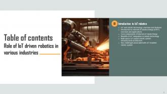 Role Of IoT Driven Robotics In Various Industries Powerpoint Presentation Slides IoT CD Pre-designed Good