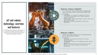 Role Of IoT Driven Robotics In Various Industries Powerpoint Presentation Slides IoT CD Template Unique