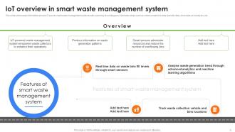 Role Of IoT In Enhancing Waste Management System Powerpoint Presentation Slides IoT CD Adaptable Best