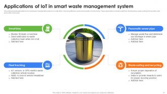 Role Of IoT In Enhancing Waste Management System Powerpoint Presentation Slides IoT CD Analytical Good