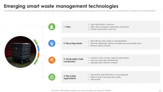 Role Of IoT In Enhancing Waste Management System Powerpoint Presentation Slides IoT CD Downloadable Unique