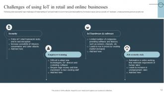 Role Of IOT In Transforming Retail And Ecommerce Industry Powerpoint Presentation Slides IoT CD Aesthatic Editable