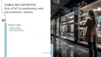 Role Of IOT In Transforming Retail And Ecommerce Industry Powerpoint Presentation Slides IoT CD Images Downloadable