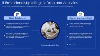 Role of it professionals in digitalization it professionals upskilling for data and analytics