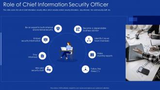 Role of it professionals in digitalization role of chief information security officer