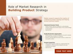 Role of market research in building product strategy