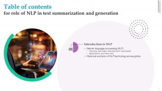 Role Of NLP In Text Summarization And Generation Powerpoint Presentation Slides AI CD V Template Ideas