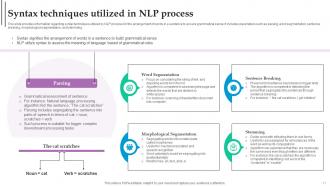 Role Of NLP In Text Summarization And Generation Powerpoint Presentation Slides AI CD V Good Ideas
