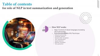 Role Of NLP In Text Summarization And Generation Powerpoint Presentation Slides AI CD V Editable Ideas