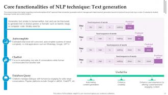 Role Of NLP In Text Summarization And Generation Powerpoint Presentation Slides AI CD V Interactive Ideas