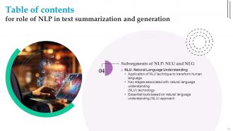 Role Of NLP In Text Summarization And Generation Powerpoint Presentation Slides AI CD V Professionally Ideas