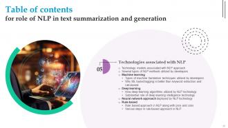 Role Of NLP In Text Summarization And Generation Powerpoint Presentation Slides AI CD V Adaptable Ideas