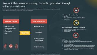 Role Of Off Amazon Advertising Traffic Generation Comprehensive Guide Highlighting Amazon Achievement