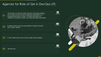 Role of qa in devops it powerpoint presentation slides