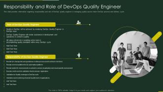 Role of qa in devops it responsibility and role of devops quality engineer