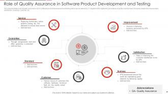 Role Of Quality Assurance In Software Product Development And Testing
