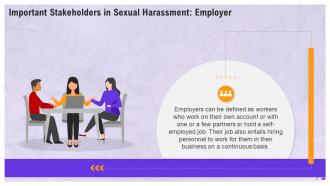 Role Of Stakeholders In Addressing Sexual Harassment Training Ppt Downloadable Pre-designed