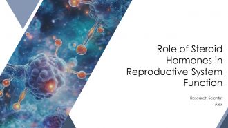 Role Of Steroid Hormones In Reproductive System Function PPT Demonstration AT