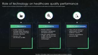 Role Of Technology On Healthcare Quality Performance Optimizing Health Information