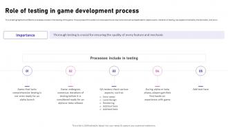 Role Of Testing In Game Development Process Video Game Emerging Trends