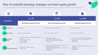 Role Of Umbrella Branding Strategies On Brand Enhance Brand Equity Administering Product Umbrella