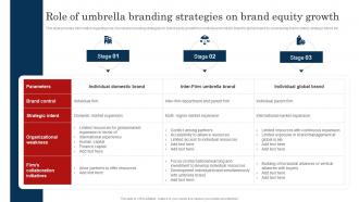 Role Of Umbrella Branding Strategies On Brand Equity Improve Brand Valuation Through Family