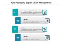 Role packaging supply chain management ppt powerpoint presentation designs cpb
