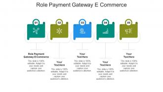 Role payment gateway e commerce ppt powerpoint presentation deck cpb