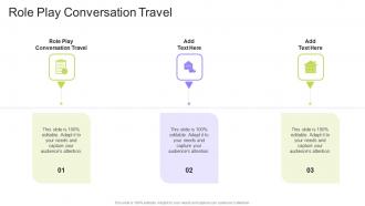Role Play Conversation Travel In Powerpoint And Google Slides Cpb