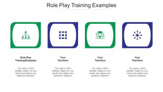 Role play training examples ppt powerpoint presentation portfolio topics cpb