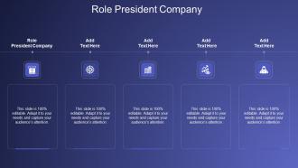 Role President Company In Powerpoint And Google Slides Cpb